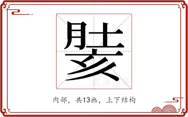 𰮵的部首图片