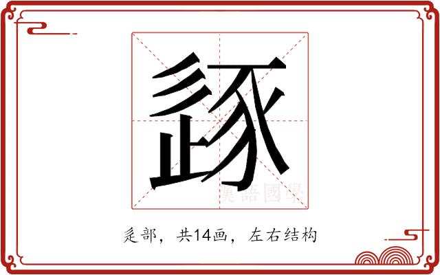 𰺼的部首图片